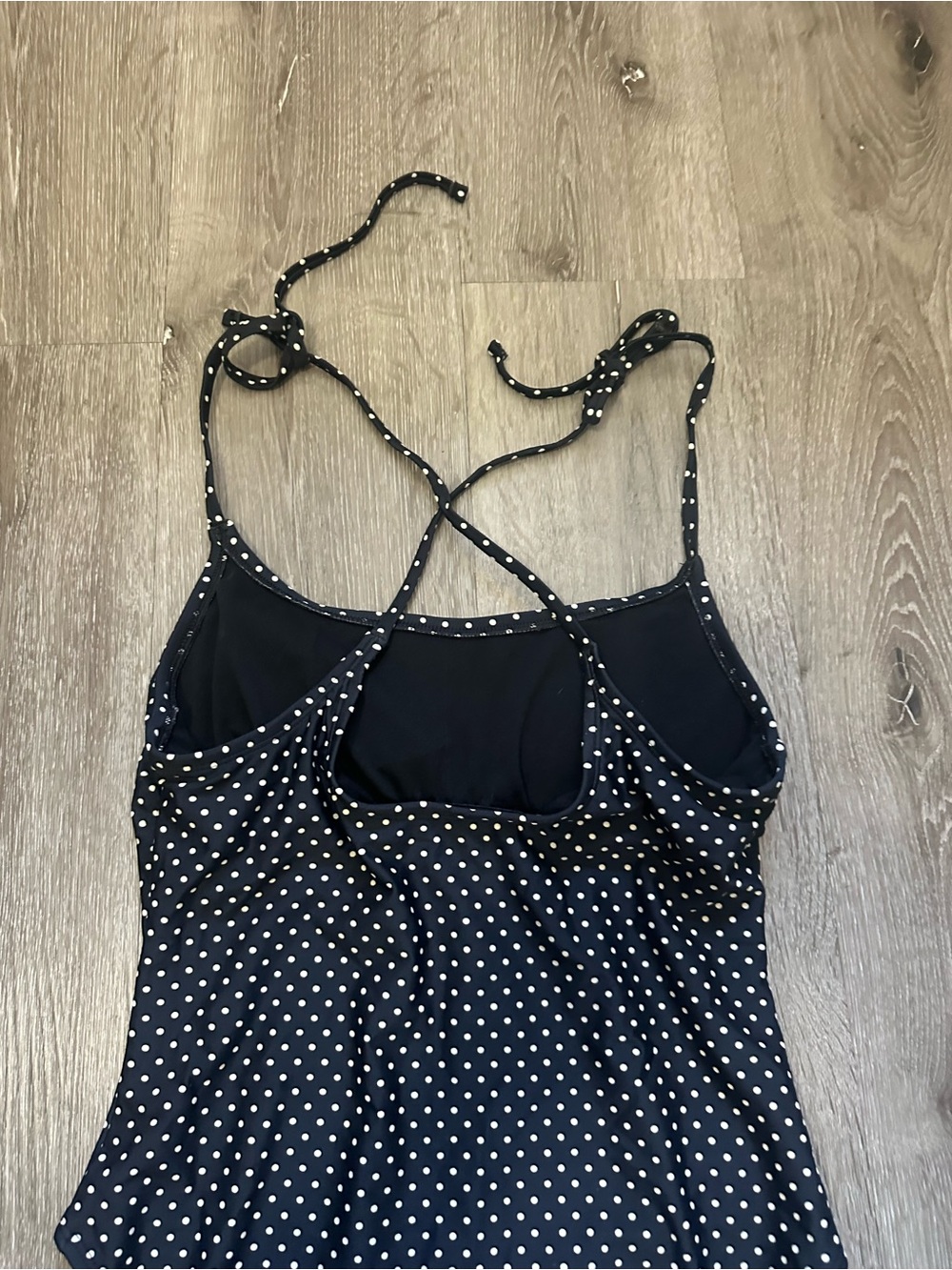 Shade & Shore Black and White Polka Dot One-Piece Swimsuit - Picture 5 of 7